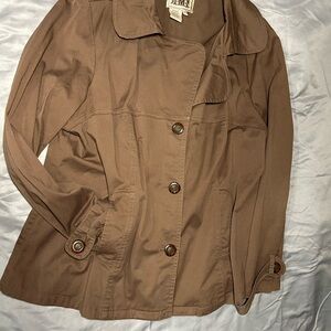 Classic Brown Ami Utility Jacket for Women 1X